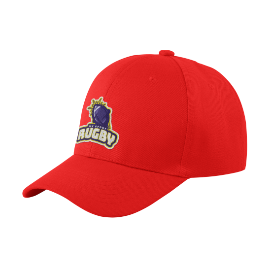 Cap - Rugby - Red Cap - Rugby - Red