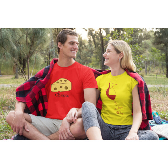 Round Neck - Cheese - Yellow Round Neck - Cheese - Yellow