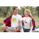 Round Neck - Wine - White Round Neck - Wine - White