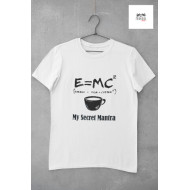 Round Neck - T Shirt E=MC2 White Round Neck - T Shirt E=MC2 White