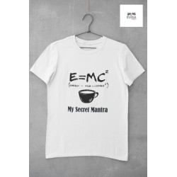 Round Neck - T Shirt E=MC2 White Round Neck - T Shirt E=MC2 White