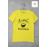Round Neck - T Shirt E=MC2 Yellow