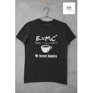 Round Neck - T Shirt E=MC2 Black Round Neck - T Shirt E=MC2 Black
