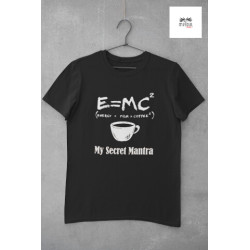 Round Neck - T Shirt E=MC2 Black Round Neck - T Shirt E=MC2 Black