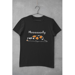 Round Neck - T Shirt Moody Black Round Neck - T Shirt Moody Black