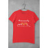Round Neck - T Shirt Moody Red