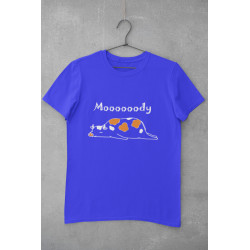 Round Neck - T Shirt Moody Blue Round Neck - T Shirt Moody Blue