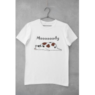 Round Neck - T Shirt Moody White Round Neck - T Shirt Moody White