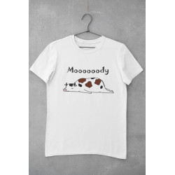 Round Neck - T Shirt Moody White Round Neck - T Shirt Moody White