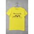 Round Neck - T Shirt Moody Yellow