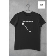 Round Neck - T Shirt Potential Black Round Neck - T Shirt Potential Black