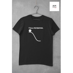 Round Neck - T Shirt Potential Black Round Neck - T Shirt Potential Black