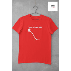 Round Neck - T Shirt Potential Red Round Neck - T Shirt Potential Red