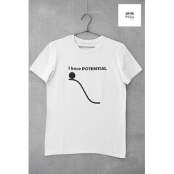 Round Neck - T Shirt Potential White Round Neck - T Shirt Potential White