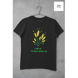 Round Neck - T Shirt Beauty Around Black Round Neck - T Shirt Beauty Around Black