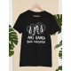 Round Neck - Aaj Gadi Bhai Chalaiga - Black Round Neck - Aaj Gadi Bhai Chalaiga - Black
