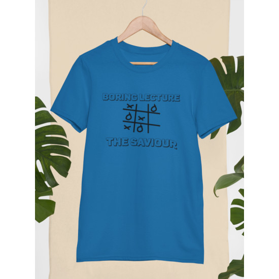 Round Neck - Boring Lecture - Blue Round Neck - Boring Lecture - Blue