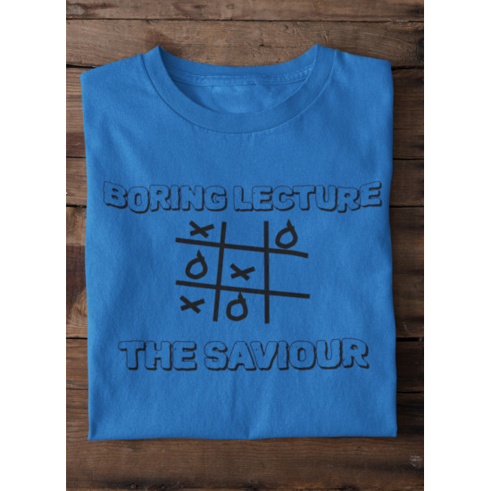 Round Neck - Boring Lecture - Blue Round Neck - Boring Lecture - Blue