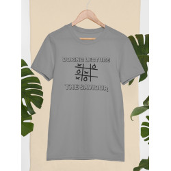 Round Neck - Boring Lecture - Grey Round Neck - Boring Lecture - Grey