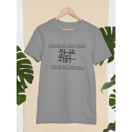 Round Neck - Boring Lecture - Grey Round Neck - Boring Lecture - Grey