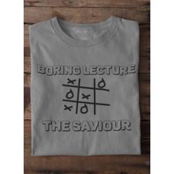 Round Neck - Boring Lecture - Grey Round Neck - Boring Lecture - Grey
