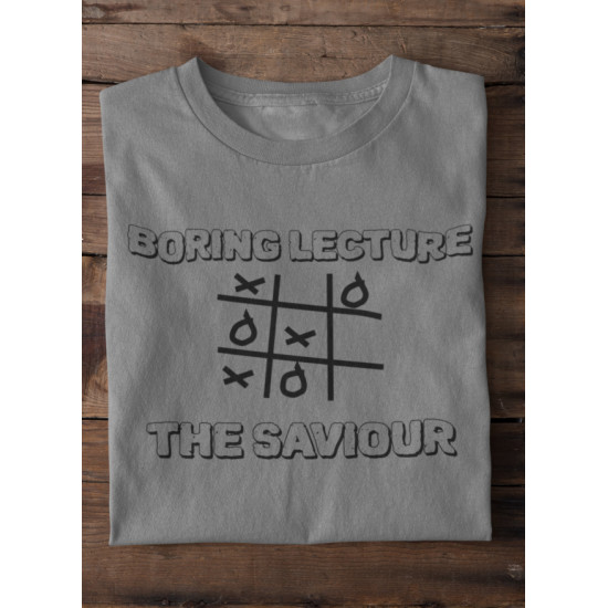 Round Neck - Boring Lecture - Grey Round Neck - Boring Lecture - Grey