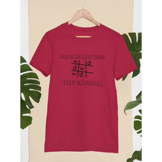 Round Neck - Boring Lecture - Maroon Round Neck - Boring Lecture - Maroon