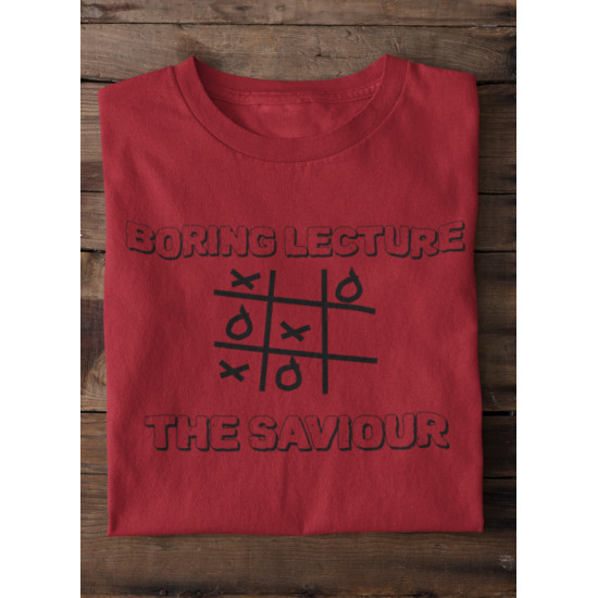 Round Neck - Boring Lecture - Maroon Round Neck - Boring Lecture - Maroon