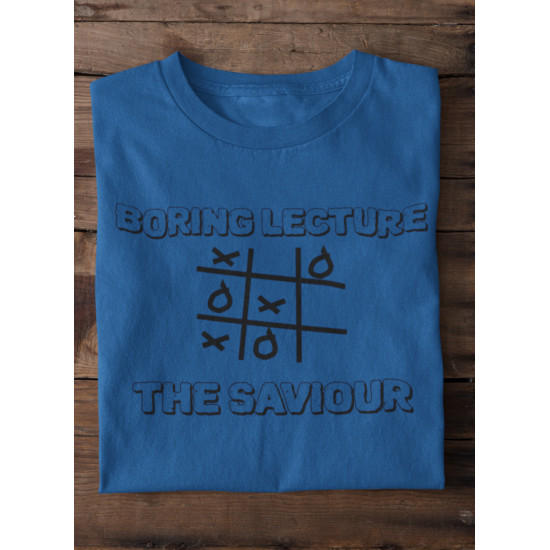Round Neck - Boring Lecture - Navy Blue Round Neck - Boring Lecture - Navy Blue