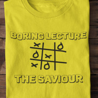 T Shirt Boring Lecture XOXO