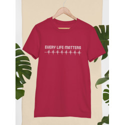 Round Neck - Every Life Matters Marron Round Neck - Every Life Matters Marron