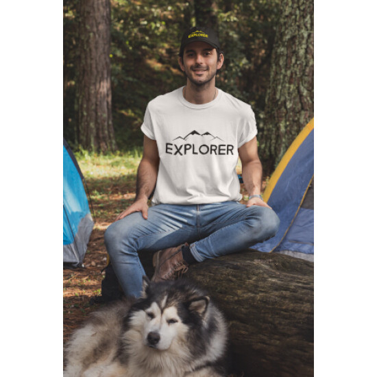 Round Neck - Explorer - White Round Neck - Explorer - White