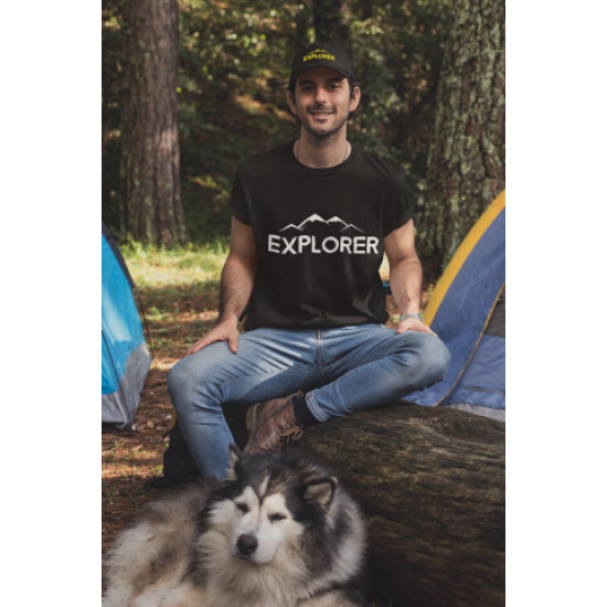 Round Neck - Explorer - Black