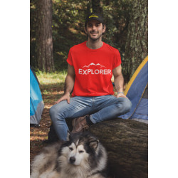 Round Neck - Explorer - Red Round Neck - Explorer - Red