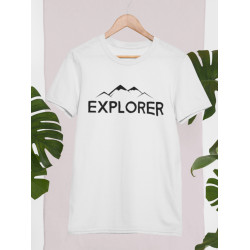 Round Neck - Explorer - White Round Neck - Explorer - White
