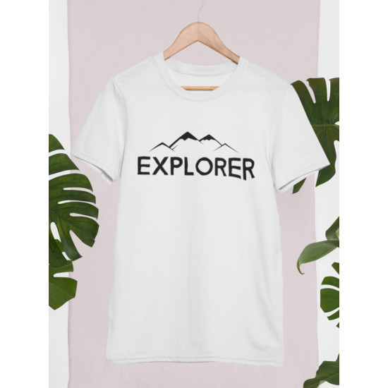 Round Neck - Explorer - White Round Neck - Explorer - White