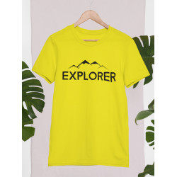 Round Neck - Explorer - Yellow Round Neck - Explorer - Yellow
