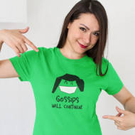Round Neck - Gossip Continues - Green Round Neck - Gossip Continues - Green