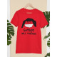 Round Neck - Gossip Continues - Red Round Neck - Gossip Continues - Red