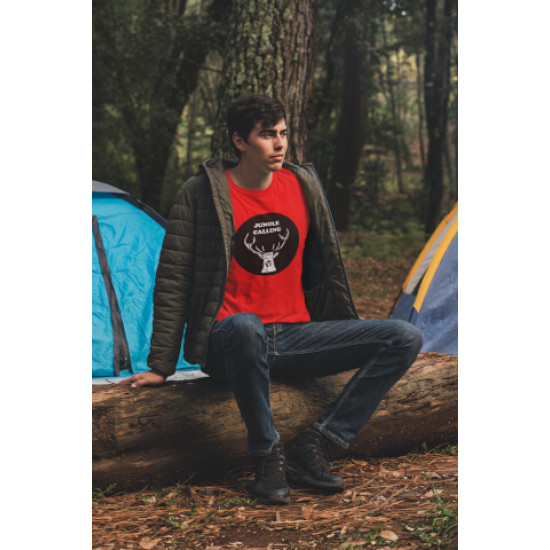 Round Neck - Jungle Calling - Red Round Neck - Jungle Calling - Red