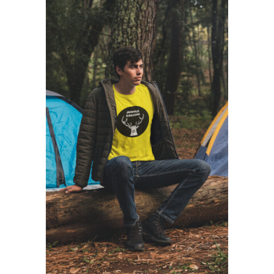 Round Neck - Jungle Calling - Yellow Round Neck - Jungle Calling - Yellow