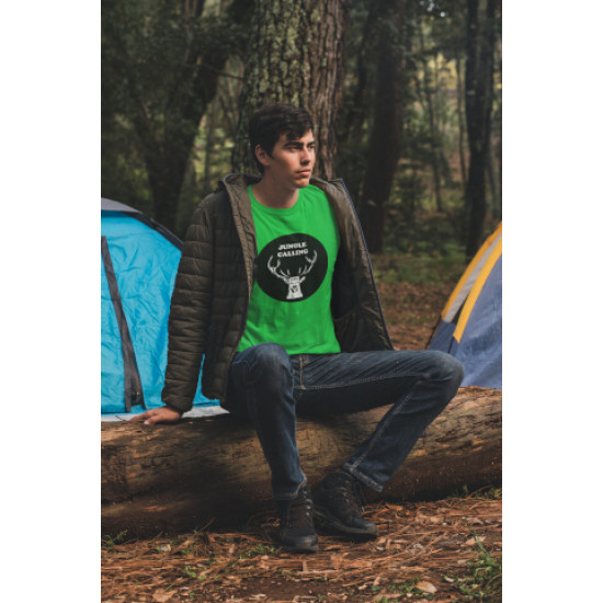 Round Neck - Jungle Calling - Green Round Neck - Jungle Calling - Green
