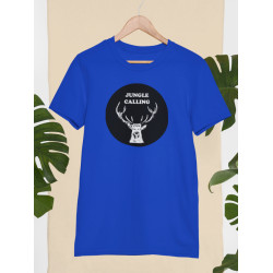 Round Neck - Jungle Calling - Blue Round Neck - Jungle Calling - Blue
