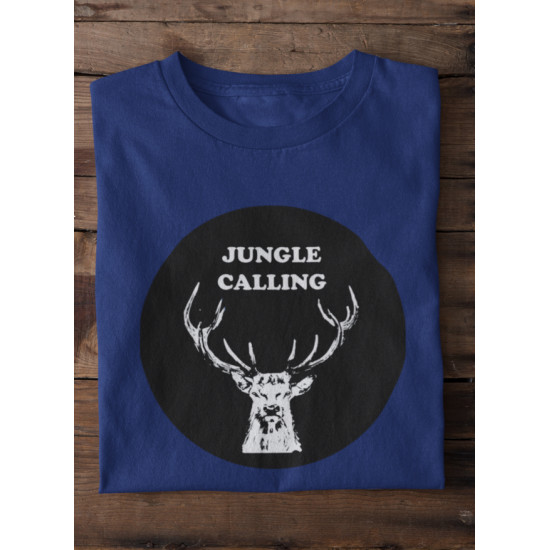 Round Neck - Jungle Calling - Navy Blue Round Neck - Jungle Calling - Navy Blue