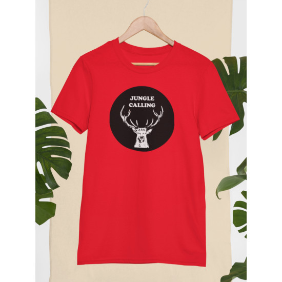 Round Neck - Jungle Calling - Red Round Neck - Jungle Calling - Red