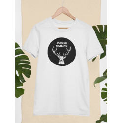 Round Neck - Jungle Calling - White Round Neck - Jungle Calling - White