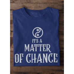 Round Neck - Matter Of Chance - Navy Blue Round Neck - Matter Of Chance - Navy Blue