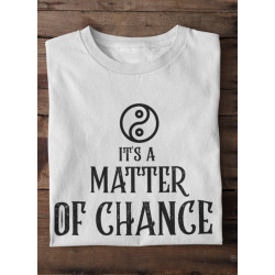 Round Neck - Matter Of Chance - White Round Neck - Matter Of Chance - White