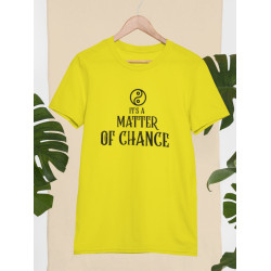 Round Neck - Matter Of Chance - Yellow Round Neck - Matter Of Chance - Yellow