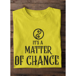 Round Neck - Matter Of Chance - Yellow Round Neck - Matter Of Chance - Yellow